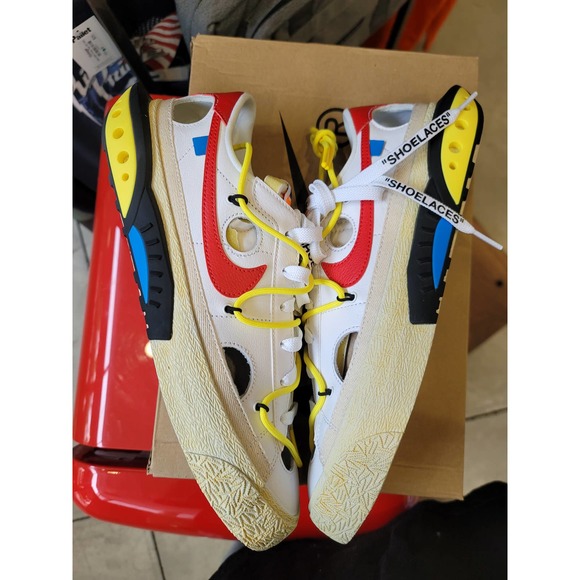 Nike Offwhite blazer low white size 10.5 main image 7